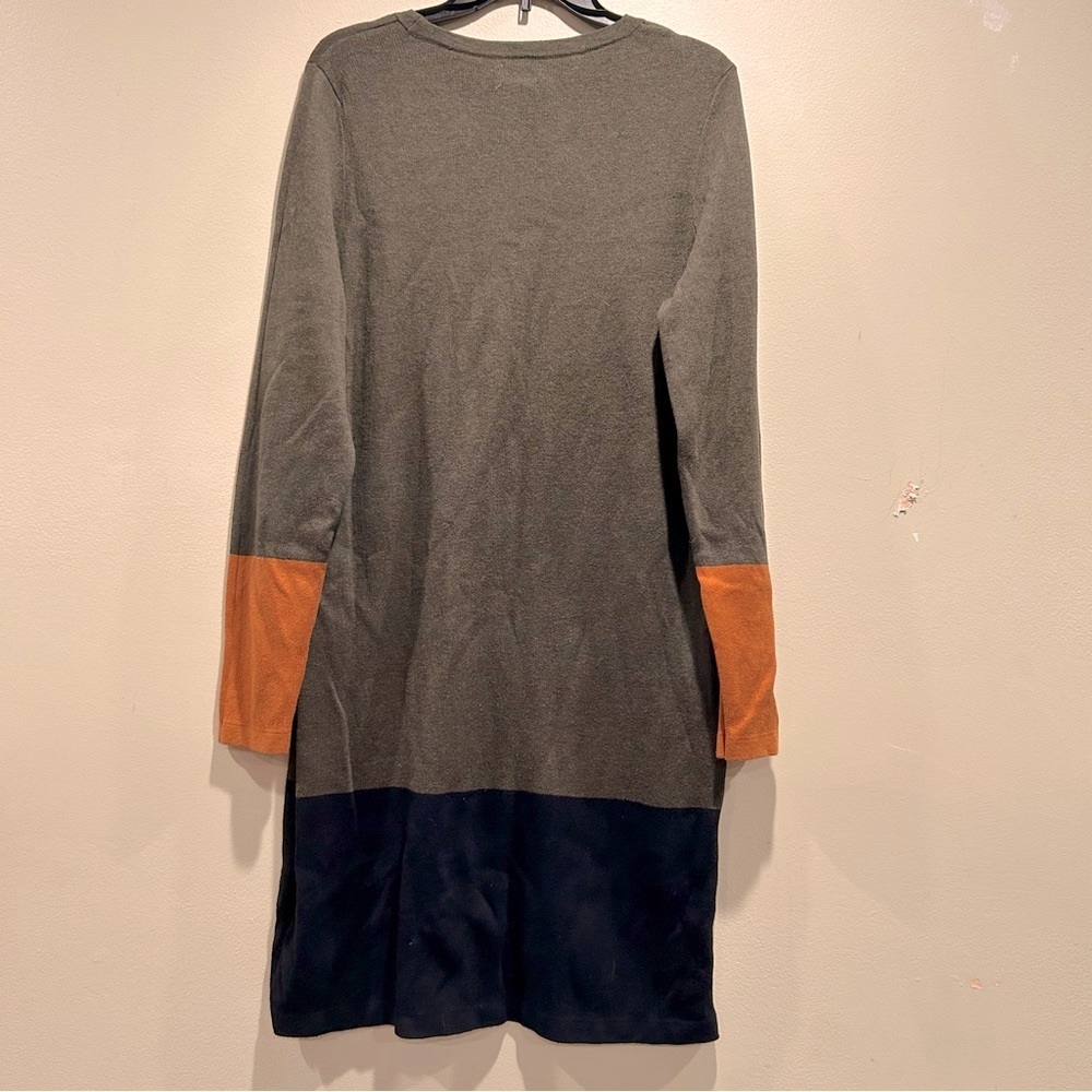 NWT Nicole Miller color-block knit sweater dress. Sz XL